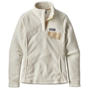 Patagonia White Re-Tool Fleece Pullover Jacket